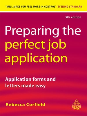 cover image of Preparing the Perfect Job Application